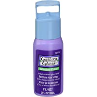 Los mejores  - Gallery Glass - Pintura para Ventanas- Efecto vidriera- Amatista- 2 Fluid Ounces